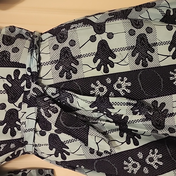 Ankara African Print Wrap Dress - Picture 3 of 11